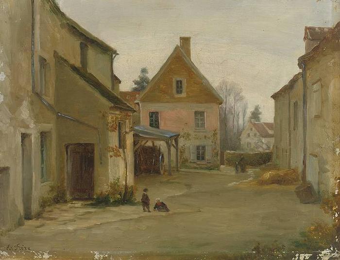 Pierre Edouard Frere Village street oil painting image